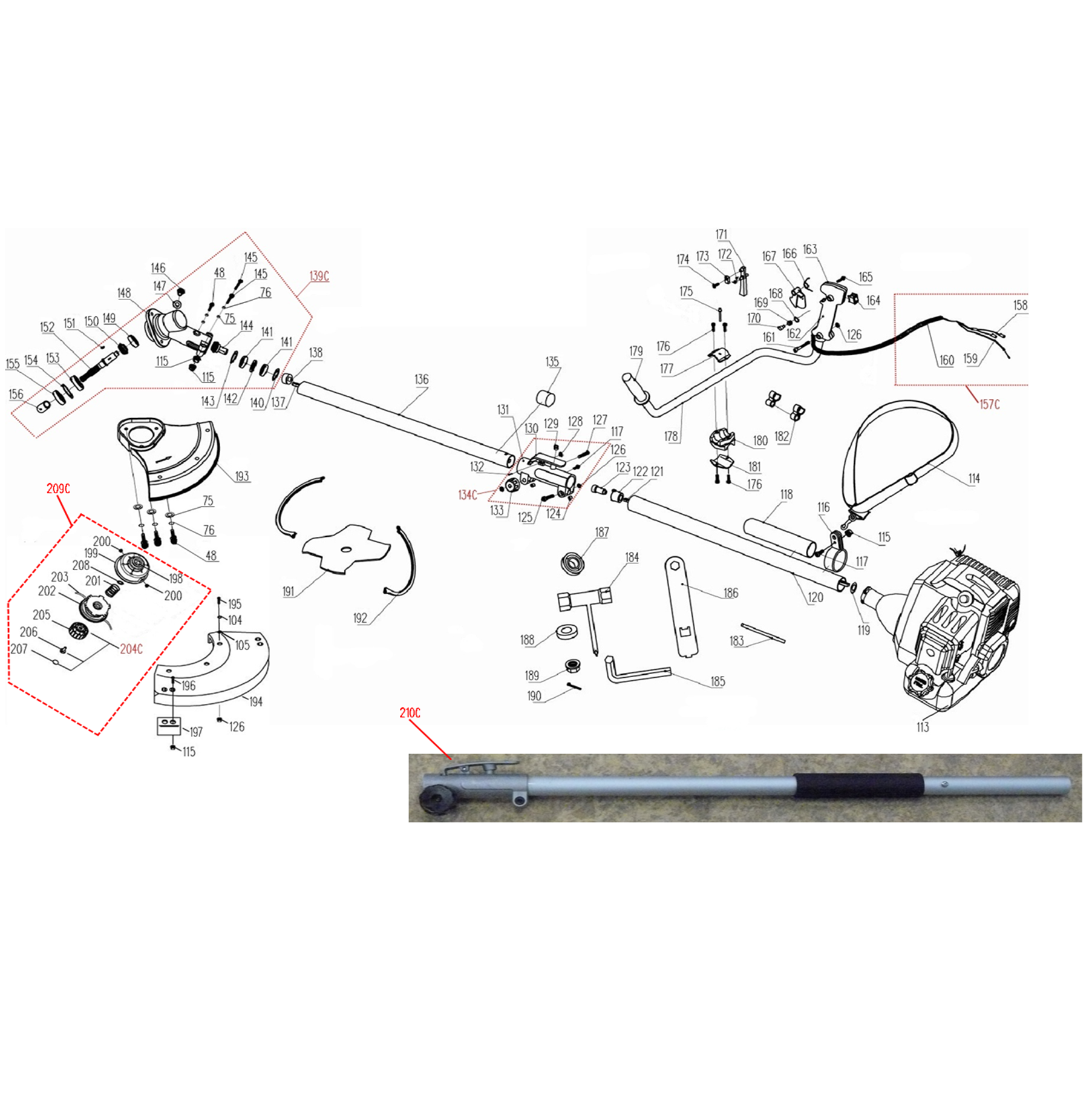 Триммер бензиновый (бензокоса) ЗКРБ-430