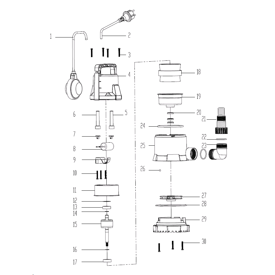 Насос дренажный НПЧ-М1-400
