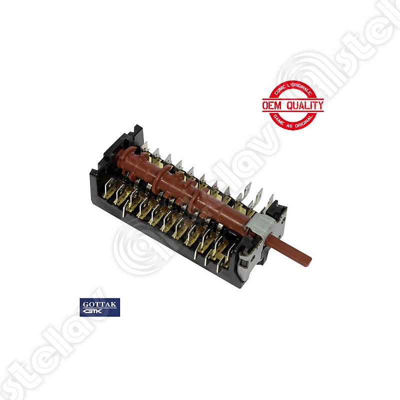 Переключатель духовки GOTTAK 821001K  ХАНСА 8062894 8050825 8061790  11+0  COK309AA